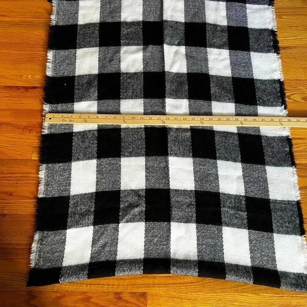 Classic Buffalo check plaid wrap